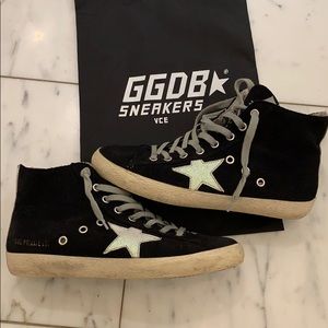 GOLDEN GOOSE Francy High Top
Navy Suede size 38